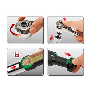 Toptul 3/8 Inch Sq. Drive Power Speed Reversible Ratchet Handle Kit (Cordless), KPEA1236