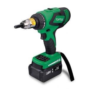 Toptul M5 - M10 / 18V / 4.0 Ah Li-ion Cordless Brushless Rivet Nut Tool, KPNA0510A