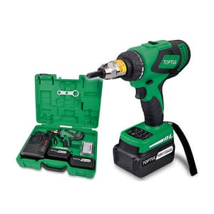 Toptul M5 - M10 / 18V / 4.0 Ah Li-ion Cordless Brushless Rivet Nut Tool, KPNA0510A