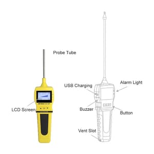Metravi 2V - 3.2V DC Portable Gas Sampling Pump, GD-GSP