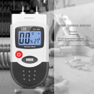 CEM 6% - 44% Pin-Type Digital Moisture Meter, DT-120