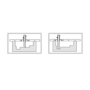 Insize 260 mm Extension Base For Depth Gauge, 6141-260