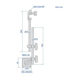 Insize 60 Kgf Magnetic Stand without Fine Adjustment, 6231-60