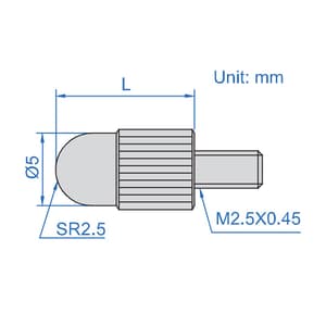 Insize 5 mm Shell Type Point, 6282-0202