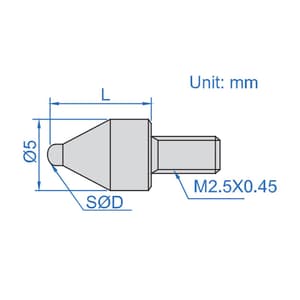 Insize 7.3 mm Ball Point, 6282-0301