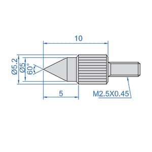 Insize 10 mm Conical Point, 6282-0601