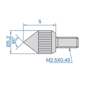 Insize 5 mm Conical Point, 6282-0701