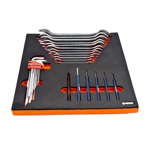 Groz 27 Pcs Series B (2/3 Size) Tool Assortments, KIT/MOD/14B