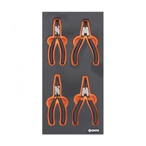 Groz 4 Pcs Circlip Pliers Set Series C (1/3 Size) Tool Assortments, KIT/MOD/6C