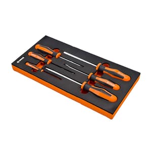 Groz 6 Pcs Screwdrivers Set Series C (1/3 Size) Tool Assortments, KIT/MOD/26C