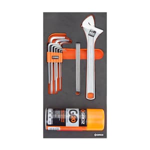 Groz 12 Pcs Series C (1/3 Size) Tool Assortments, KIT/MOD/18C