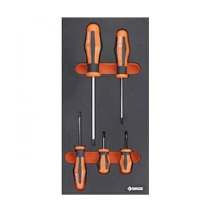Groz 5 Pcs Screwdrivers Set Series C (1/3 Size) Tool Assortments, KIT/MOD/29C