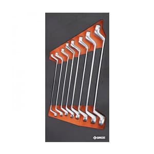 Groz 8 Pcs Ring Spanner Set Series C (1/3 Size) Tool Assortments, KIT/MOD/30C