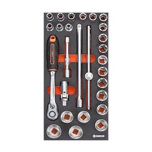 Groz 27 Pcs Series C (1/3 Size) Tool Assortments, KIT/MOD/31C