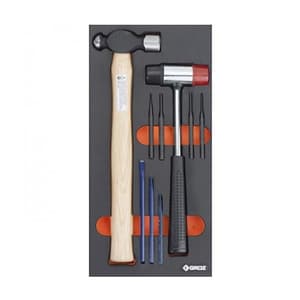 Groz 9 Pcs Series C (1/3 Size) Tool Assortments, KIT/MOD/33C