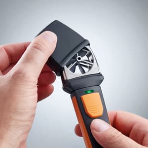 Testo 0.4 - 30 m/s Vane Anemometer with Smartphone Operation, Testo 410i