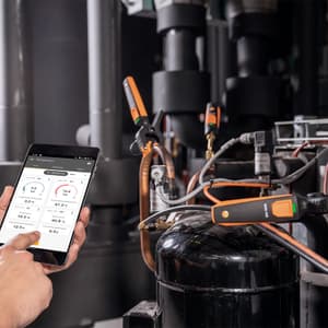 Testo -40 to +150°C Clamp thermometer Operated Via Smartphone, Testo 115i