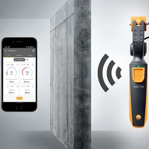 Testo -40 to +150°C Clamp thermometer Operated Via Smartphone, Testo 115i