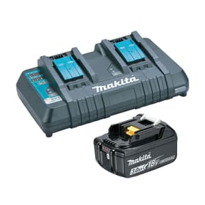 Makita 18V LXT Power Source Kit (1 x 3.0 AH Battery & 1 x Dual Port Charger), B-90635