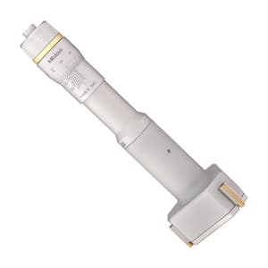 Mitutoyo 50 - 63 mm Three Point Holtest Internal Micrometer with TiN-coated Contact Points, 368-170