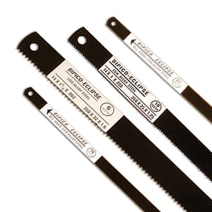 Bipico 300 x 12.5 x 0.63 mm, 12 x 1/2 x 0.025 Inch Low Alloy Steel Hacksaw Blade (Pack Of 100 Pcs)