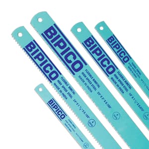Bipico 525 x 38 x 2.0 mm, 21 x 1-1/2 x 0.075 Inch HSS Bi-Metal Variable Hacksaw Blades