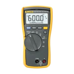 Fluke 114 6000 Counts / 600V True-RMS Electrical Digital Multimeter