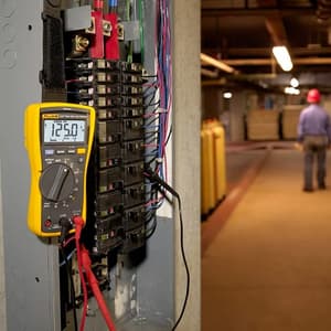 Fluke 117 6000 Counts / 1000V True-RMS Electrician's Multimeter With Non-Contact Voltage