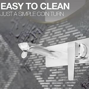 Kohler Aleo+ Single Control Wall Mount Basin / Lavatory Faucet In Polished Chrome Finish, K-5684IN-4ND-CP