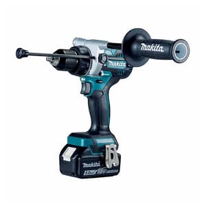 Makita 18V LXT BL 13 mm (1/2") Cordless Drill Driver with Rapid Charger & 2 Pcs 5.0Ah Batteries, DHP486RTE