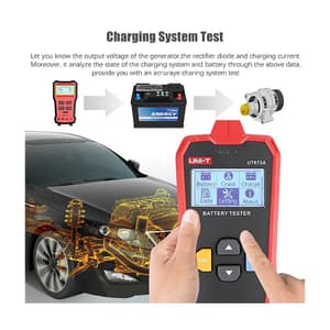 UNI-T 12V Digital Battery Tester, UT673A