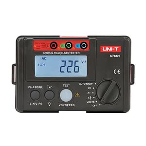 UNI-T 999 Count / 600V Digital RCD (ELCB) Tester, UT582+