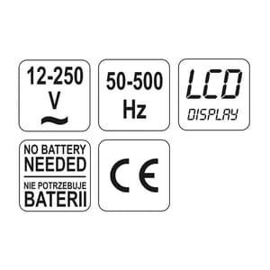Yato Digital Voltage Tester, YT-2863