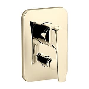 Kohler Aleo+ 40 mm Recessed Bath & Shower Trim With Diverter In French Gold Finish, K-72328IN-4FP-AF