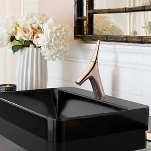 Kohler Vive Single Control Basin / Lavatory Faucet Without Drain In Rose Gold Finish, K-23966IN-4ND-RGD