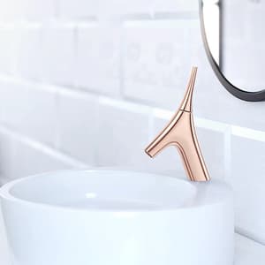 Kohler Vive Single Control Basin / Lavatory Faucet Without Drain In Rose Gold Finish, K-23966IN-4ND-RGD