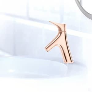Kohler Vive Pillar Tap In Rose Gold Finish, K-23968IN-4-RGD