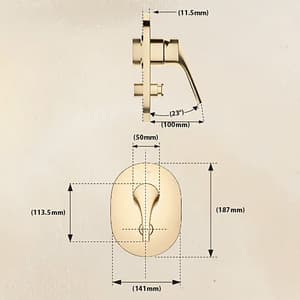 Kohler Vive Recessed Bath & Shower Trim With Diverter In French Gold Finish, K-23971IN-4FP-AF
