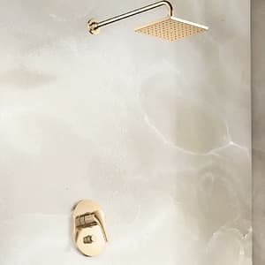 Kohler Vive Recessed Bath & Shower Trim With Diverter In French Gold Finish, K-23971IN-4FP-AF