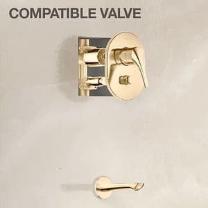 Kohler Vive Recessed Bath & Shower Trim With Diverter In French Gold Finish, K-23971IN-4FP-AF