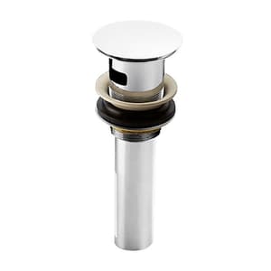Kohler Pop-Up Clicker Drain In Polished Chrome Finish, K-7120IN-CP