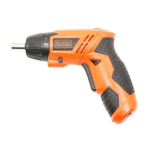 Black+Decker 4.8V Cordless Screwdriver Set With On Board LED Worklight & 15 Accessories, KC4815-IN