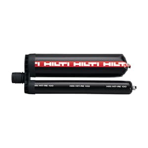 Hilti 500 ml Cartridges Injectable Epoxy Mortar HIT-RE 100/500/1 (Pack Of 50 Sets), 3623114