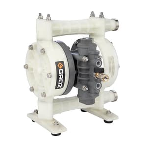 Groz 0 - 110 LPM Air Operated Double Diaphragm Pump, AODD/3-4/BPS/N