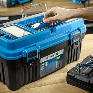 Hogert 22 Inch Plastic Tool Box With Organizer, HT7G063