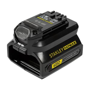 Stanley Fatmax 20V Max Li-ion Battery Adaptor, SBA100-B1