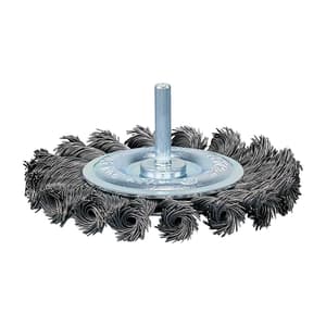 Makita 100 mm Dia. Straight Shank Knotted Wire End Brush, D-73829