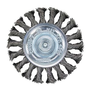 Makita 100 mm Dia. Straight Shank Knotted Wire End Brush, D-73829