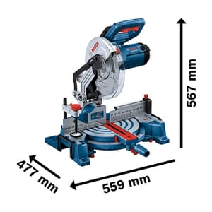 Bosch 254mm 1750W Professional Mitre Saw With Bevel Lock Lever, GCM 254
