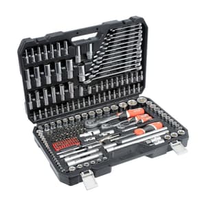 Yato 216 Pcs 1/4, 3/8 & 1/2 Inch Sq. Drive Socket Set, YT-38841